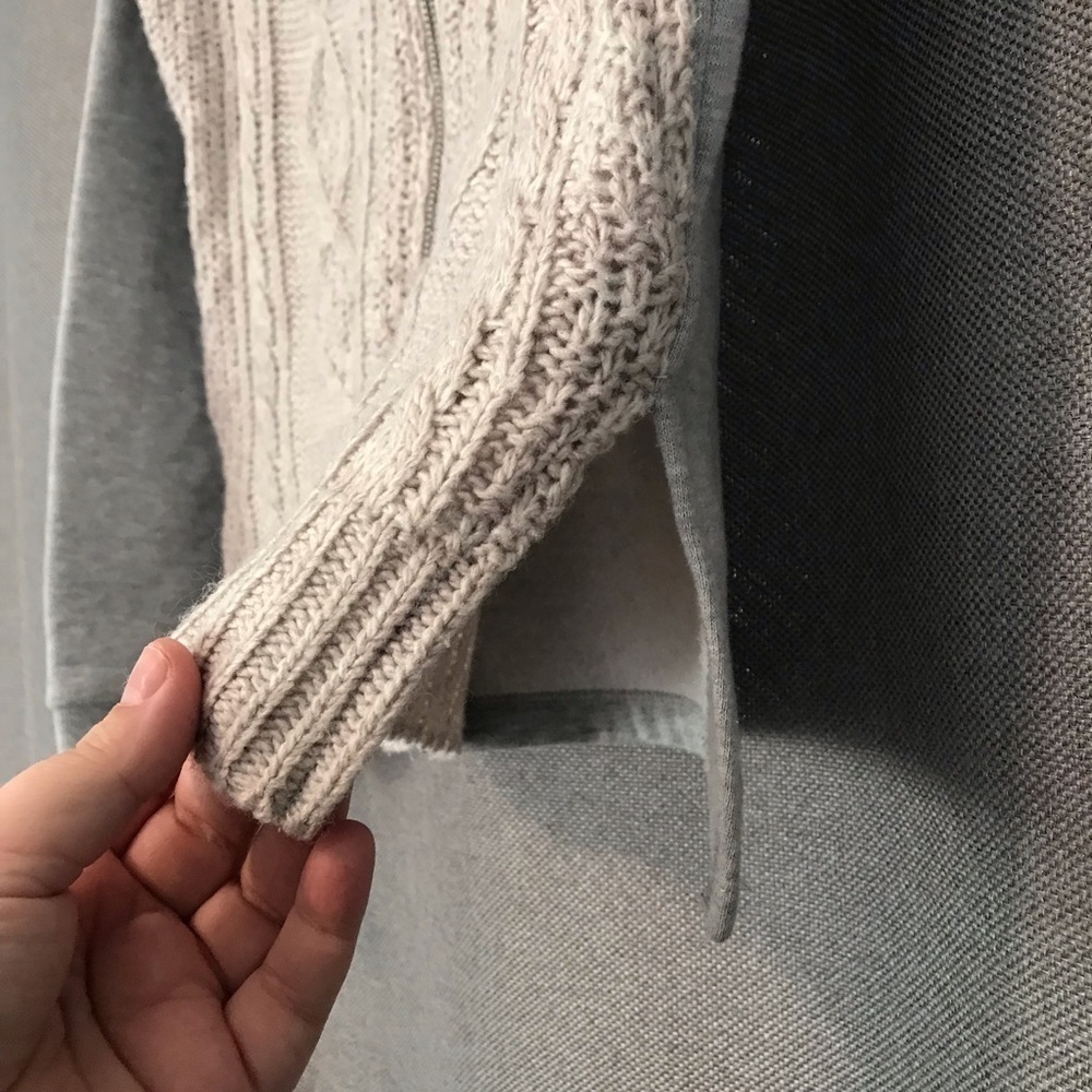 Others Follow Knit sweater style zip Hoodie - Picture 3 of 10